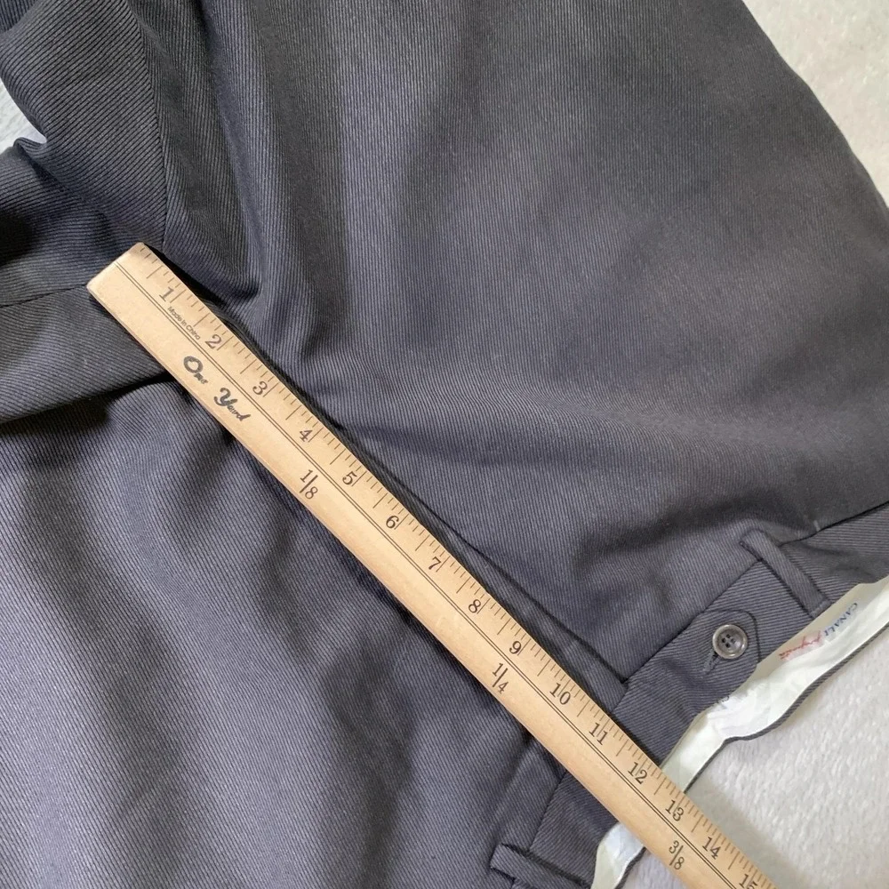 Canali Proposta Pants Mens 40x30 (Tag IT 58) Gray Wool Dress Classic Italy FLAWS